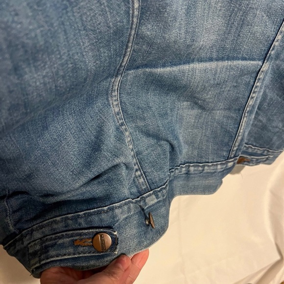 XXL Vintage Rough Round The Edges Faded Maverick Trucker Jacket - Picture 12 of 14